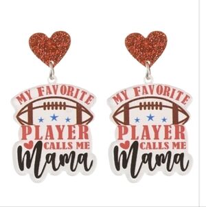 Football Mama Dangle Earrings | Mix And Match 3/$20